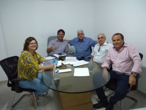 Regina, Adelminho, Braga, Marcos e Alex